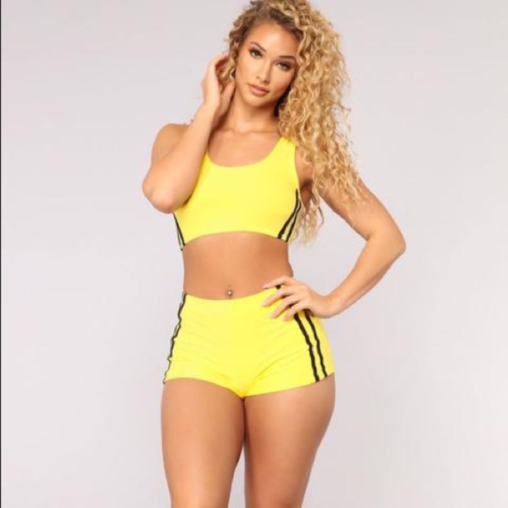 Shanna Set - Yellow/Black